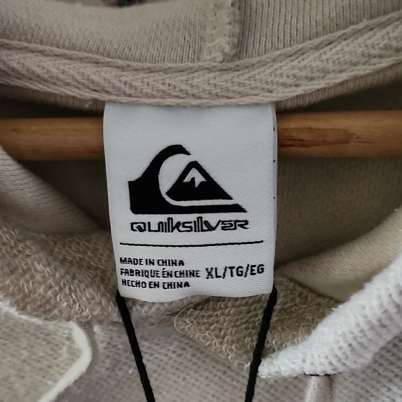 Quiksilver Great Otway Striped Hoodie – Men's XL Gorpcore Surf Style - Picture 2 of 7